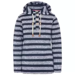 Trespass Womens/Ladies Society Long-Sleeved Summer Hoodie (S) (Navy/Grey Marl)