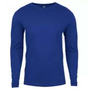 Next Level Mens Long-Sleeved T-Shirt (L) (Royal Blue)