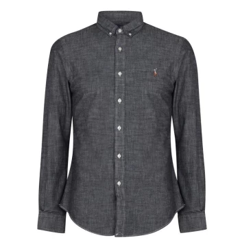 Polo Ralph Lauren Chambray Shirt - Light Grey