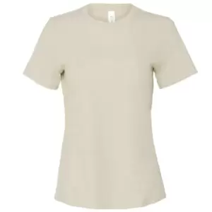 Bella + Canvas Womens/Ladies Heather Relaxed Fit T-Shirt (XL) (Natural)