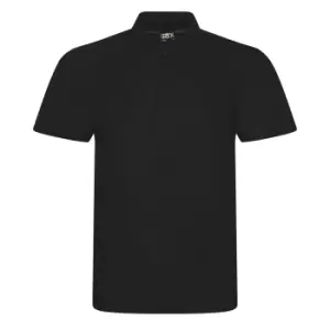 PRO RTX Mens Pro Pique Polo Shirt (5XL) (Black)