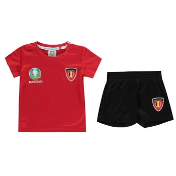 UEFA Euro 2020 Belgium Babykit - Red/Black