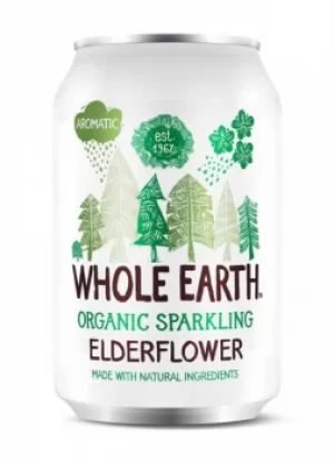 Whole Earth Organic Sparkling Elderflower 330ml