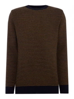 Mens Barbour Brig crew neck jumper Blue