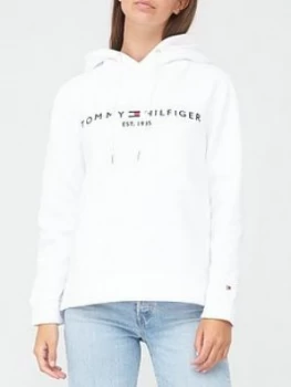 Tommy Hilfiger Essential Hilfiger Hoodie - White