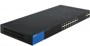 Linksys Business 16-Port Gigabit Smart Managed Switch with 2 Gigabit a