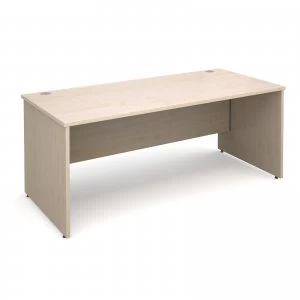 Maestro 25 PL Straight Desk 1800mm x 800mm - Maple Panel Leg Design