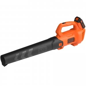 Black and Decker BCBL200L 18v Cordless Axial Garden Leaf Blower 1 x 2ah Li-ion Charger