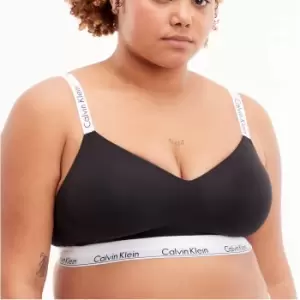 Calvin Klein Plus Cotton-Blend Jersey Bralette - XXXL