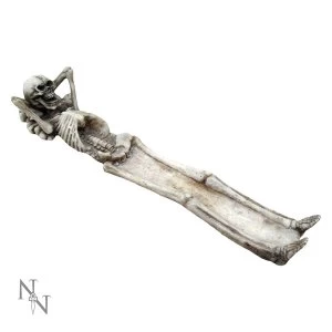 Take It Easy Skeleton Incense Holder