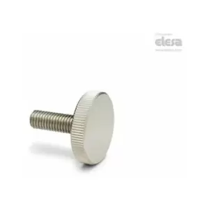 Elesa - Knurled grip knob-DIN 653-M10-40-NI