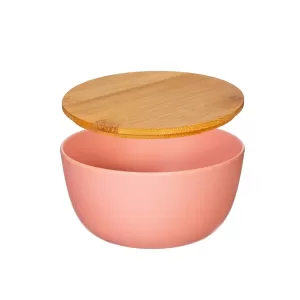 Sass & Belle Pink Bamboo Bowl with Lid