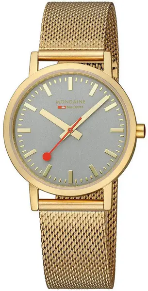 Mondaine Watch Classic Good Gray MD-441