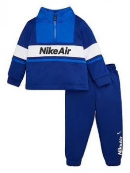 Nike Sportswear Air Toddler Boys 1/2 Zip Tracksuit - Blue