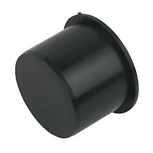 FloPlast WP30B Push-fit Waste Socket Plug - Black 32mm