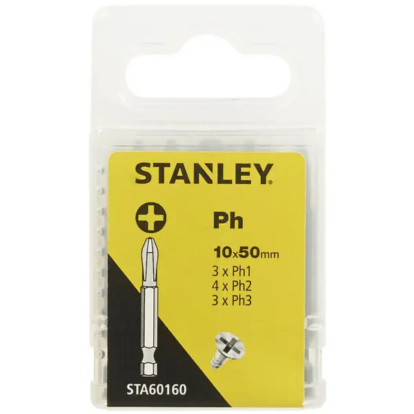 Stanley Fatmax 10Pc Mixed Philips 50mm - STA60160-XJ