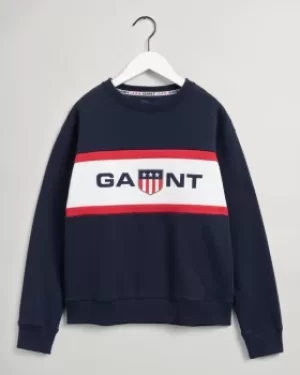 GANT Teen Boys Retro Shield Crew Neck Sweatshirt