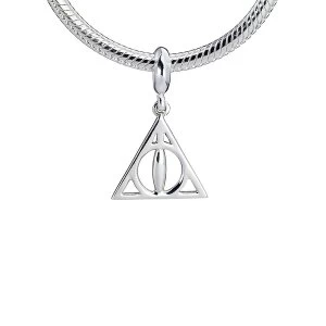 Sterling Silver Deathly Hallows Slider Charm