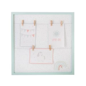 Sass & Belle Evie Unicorn Square Hanging Pegs Frame