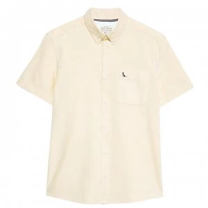 Jack Wills Stableton Oxford Shirt Mens - Yellow