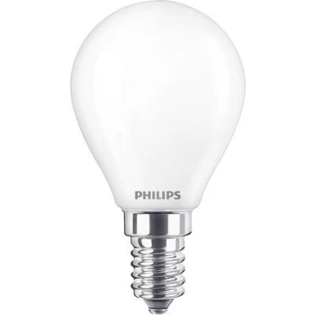 Philips Lighting 76343500 LED (monochrome) EEC F (A - G) E14 Teardrop shape 4.3 W = 40 W Warm white (Ø x L) 4.5cm x 8.2cm