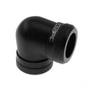 XSPC 14mm Rigid Tubing Elbow Fitting (Matte Black)