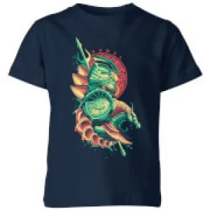 Aquaman Xebel Kids T-Shirt - Navy - 7-8 Years - Navy