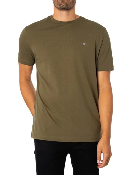 Gant Regular Shield T-Shirt Juniper Green M