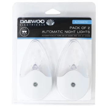 Daewoo Automatic Night Lights - Pack of 2