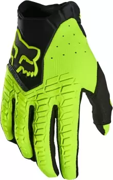 FOX Pawtector Motocross Gloves, yellow, Size XL, yellow, Size XL