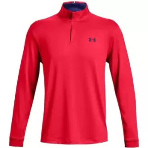 Under Armour Play Off Zip Top Mens - Red