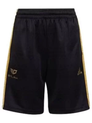 Boys, adidas Junior Mo Salah Short, Black, Size 9-10 Years