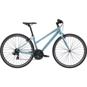 Cannondale Quick 6 Remixte Womens Hybrid Bike - Blue