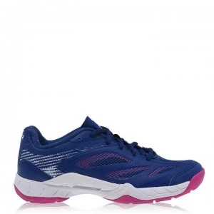 Slazenger Velocity Netball Trainers Ladies - Navy/Pink