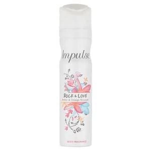 Impulse Rock and Love Body Spray 75ml