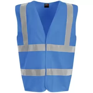 PRO RTX High Visibility Unisex Waistcoat (6XL) (Royal Blue)