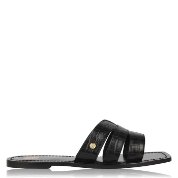 Biba Slip On Sandals - Black