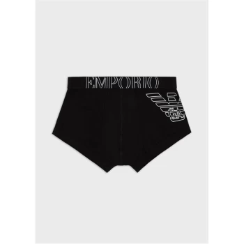 Emporio Armani Eagle Leg Trunks Black Size L Men