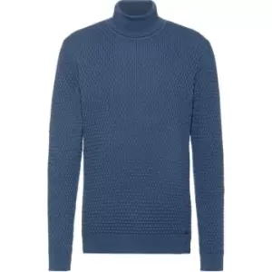 Hugo Smati Turtleneck Jumper - Blue