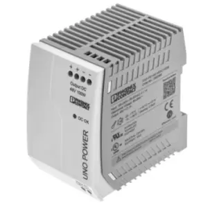 Phoenix Contact UNO-PS/1AC/48DC/100W Switch Mode DIN Rail Power Supply 85 264V ac Input, 48V dc Output, 2.1A