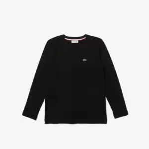 Lacoste Kids Crew Neck Jersey T-Shirt Size 12 yrs Black