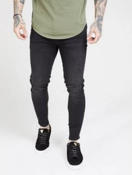 SikSilk Skinny Denim Jean - Black