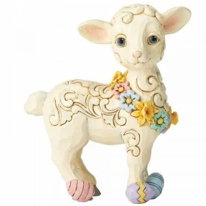 Lamb with Easter Eggs Figurine