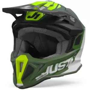 JUST1 J18 MIPS Pulsar Army Green Black L