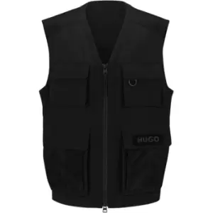 HUGO Utility Gilet - Black