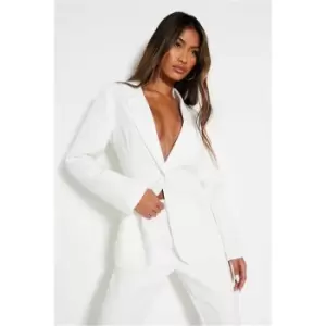 I Saw It First White Petite Premium Classic Blazer - White