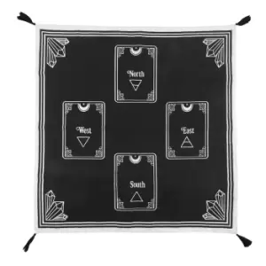 Something Different Tarot Card 4 Card Altar Cloth (One Size) (Black/White)