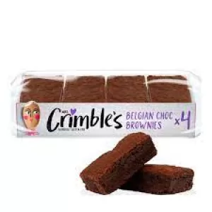 Mrs Crimbles Double Chocolate Brownies 4 Pack