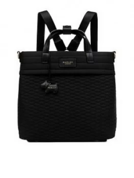 Radley Penton Mews Medium Zip Top Backpack - Black