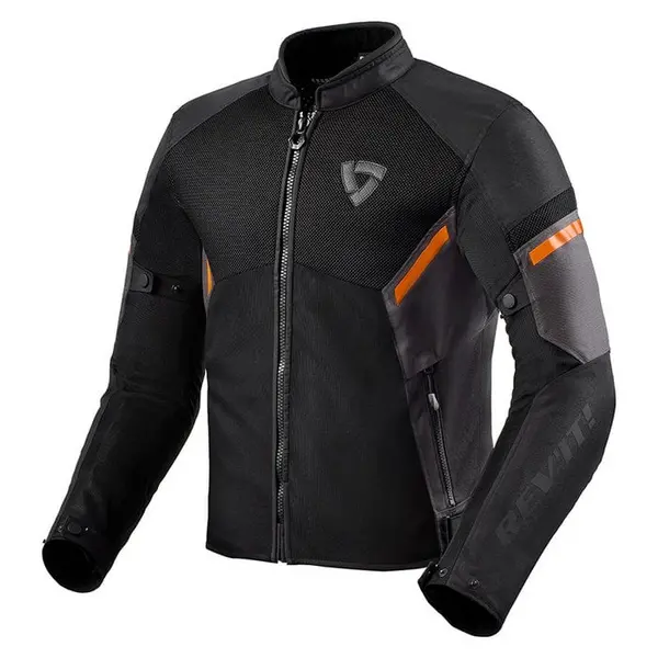 REV'IT! GT R Air 3 Jacket Black Neon Orange Size M